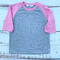 Sublimation Adult 3/4 Sleeve Raglan Shirt