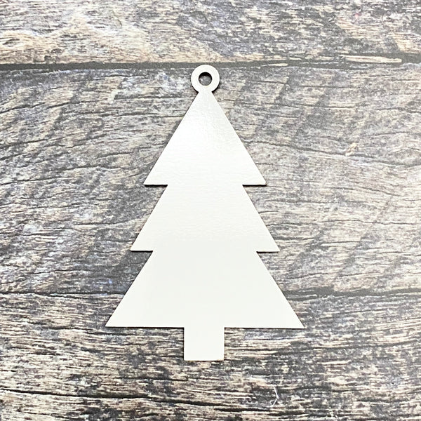 Christmas Tree - Single Sided - Hardboard Ornament - Sublimation Blank