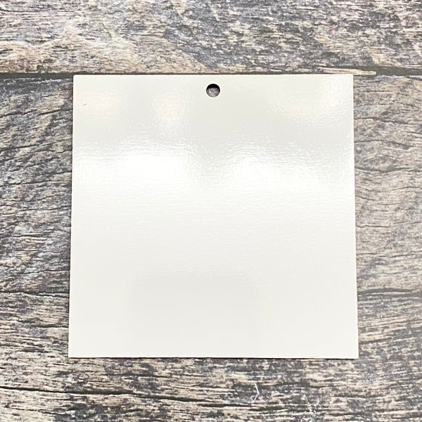 Square - Single Sided - Hardboard Ornament - Sublimation Blank