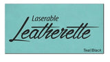 Laser Engraved - 3x2 Rectangle - Leatherette Patch - With Heat Adhesive