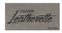 Laser Engraved - 3x2 Rectangle - Leatherette Patch - With Heat Adhesive